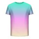 thumbnail image 5 of Mens Casual Pantalones Cortos Raya Impresión Suéter Fitness Deportes Camiseta, Poliéster Cuello Redondo Blusa para Al Aire Libre, Diario Y Primavera Verano Desgaste, 5 of 5
