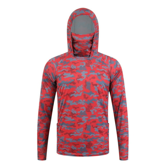 MHFRRA Sudadera con Capucha y Estampado de Camuflaje para Hombre, Ligera, Transpirable, Informal, para Primavera, Verano, Senderismo Al Aire Libre y Uso Diario CE1