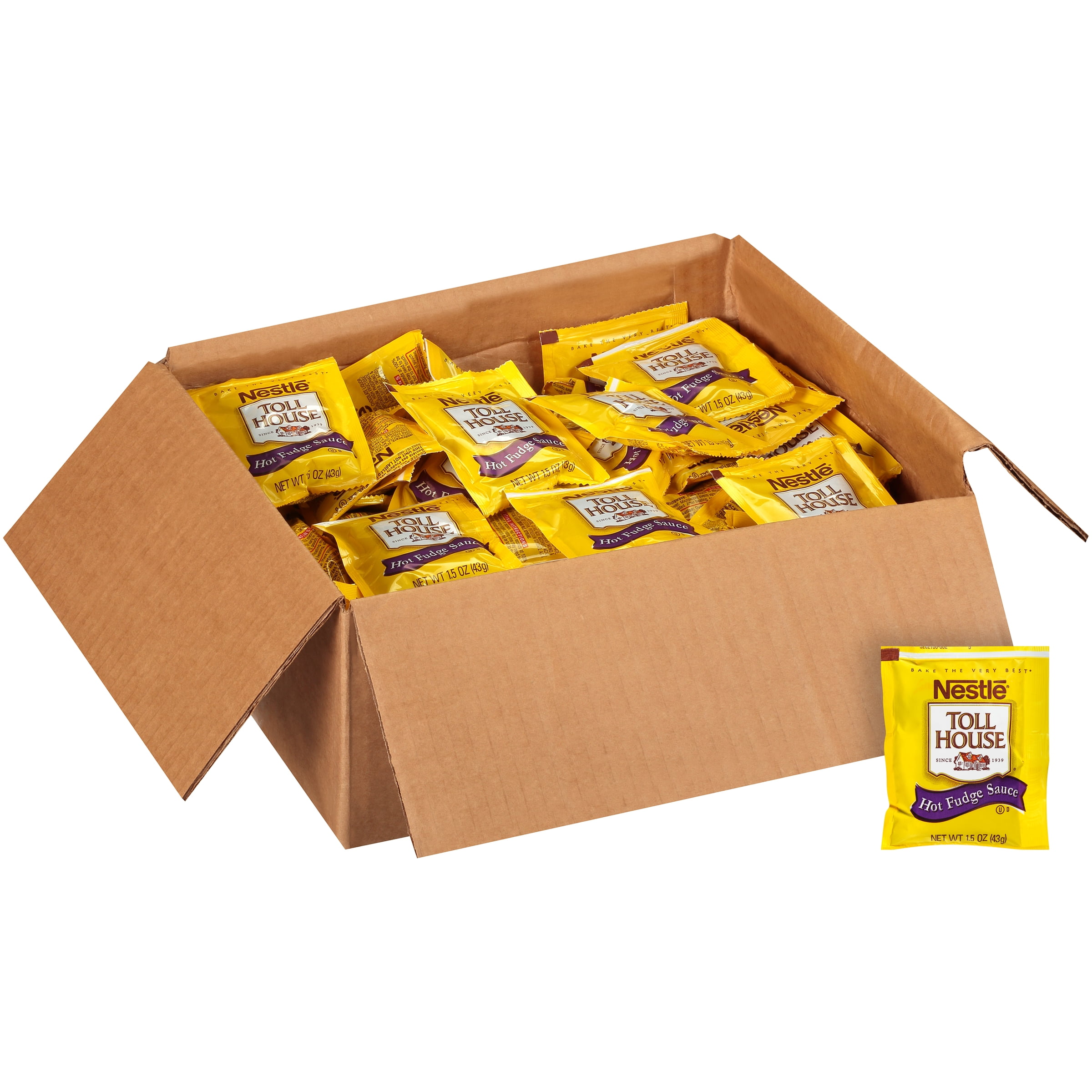 NESTLE Single Serve Hot Fudge Sauce, 1.5 oz. Packets (Pack of 100