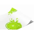 thumbnail image 2 of Rwraps Lime Sour Splash Matte Vinyl Film Wrap 59in x 28ft Vinyl Vehicle Car Film Sheet Roll, 2 of 9