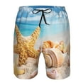 thumbnail image 4 of Naloa Beach Starfish Shell Men's Beach Shorts, Surfing shorts, Swim trunks, Quick Dry Swim Trunks for Surfing Beach Fun - X-Large, 4 of 9