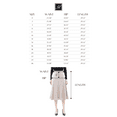 thumbnail image 5 of Burgundy Eight Gore Calf Length Midi Skirt for Every Occasion, 5 of 6