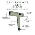 thumbnail image 6 of StyleCraft Sage Hair Dryer Professional Lightweight with 2 Concentrator Nozzles, 1 Diffuser, 6 of 9