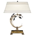 thumbnail image 1 of Table Lamp CRYSTAL LAUREL Right-Side Facing 1-Light Gold Leaf Faceted Met FA-468, 1 of 3
