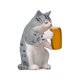 thumbnail image 1 of Corbata cálida para atar uno mismo, gato borracho, tigre, adorno, 1 of 4