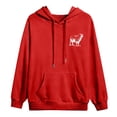 thumbnail image 5 of KHONTS He Left the 99 to Find Me Sweatshirt for Men Christian Fashion Graphic Hooded Sweatshirt Long Sleeve Hoodies Red L, 5 of 6