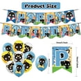thumbnail image 3 of 32-Piece For Chococat Cartoon-Themed Party Decoration Set – Includes Banner, Cake Topper, 12 Cupcake Toppers, and 18 Balloons for Festive Celebrations, 3 of 4