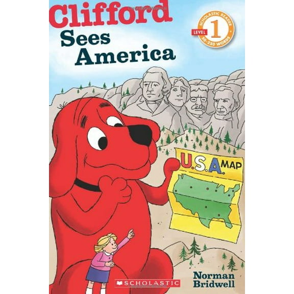 Pre-Owned Scholastic Reader Level 1: Clifford Sees America (Paperback) 0545231442 9780545231442