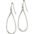 thumbnail image 2 of Sterling Silver Polished Teardrop Dangle Earrings (41 X 15) Made In India qe8941, 2 of 5