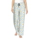 thumbnail image 1 of Balery Daisies Flowers Pantalones de pijama para mujer, pijamas ultraligeros, pantalones de estar por casa-Small, 1 of 6