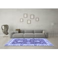 thumbnail image 3 of Ahgly Company Indoor Rectangle Oriental Blue Traditional Area Rugs, 2' x 4', 3 of 4