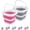 Grey+pink, variant on 2026 Hot Sale 5L Collapsible Square Bucket, 1.3 Gallon Portable Plastic Pail, Foldable Design for Home Cleaning, Car Washing, Camping and Beach