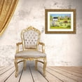 thumbnail image 3 of Mark, Sharon 24x18 Gold Ornate Wood Framed with Double Matting Museum Art Print Titled - In the Garden, 3 of 4
