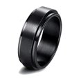 thumbnail image 3 of Qarigey 4 Uds. De anillos de acero inoxidable para hombres y mujeres, anillos anchos Vintage, anillo de amistad de compromiso, anillos con cadena, Ropa, zapatos y accesorios Miscelánea Numero 3, 3 of 6