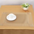 thumbnail image 3 of Manteles individuales de PVC para la cocina, para decorar y proteger la mesa del comedor, glamour dorado, 3 of 4