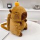 thumbnail image 3 of Mochila de peluche Capybara Kawaii, bolso de peluche con forma de muñeco, bolso infantil, bolso de hombro, mini mochilas., 3 of 5