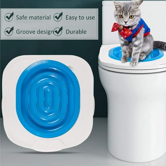 nipocaio CAT Toilet trainer Cat Toilet trainer Cat Cat Toilet trainer Cat Toilet trainer cat toilet mat blue