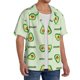 thumbnail image 2 of Fotbe Green Avocado Camisa Estampada de Manga Corta para Hombre, Casual de Verano, Estilo Playero, Sin Arrugas-XX-Large, 2 of 5
