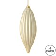 thumbnail image 2 of Vickerman M183238M 8 in. Champagne Matte Line Finial Ornament  4 per Bag, 2 of 3