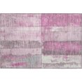 thumbnail image 2 of Addison Rugs Mayfield Premium Machine Washable Transitional Geometric Pink Rectangle Rug, 1'8" x 2'6", 2 of 6