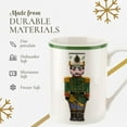 thumbnail image 4 of Spode Christmas Tree Nutcracker 10oz Mug & 8" Tray Set (3-Piece Set) - Festive Porcelain Mugs with Melamine Tray, Dishwasher & Microwave Safe - Holiday Gatherings & Entertaining, 4 of 7