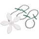 thumbnail image 1 of Paquete de 12 atrapacabellos con forma de flor para ducha, cadena para atrapar el cabello, gancho para bañera, lavabo, protector de desagües, tapón para el cabello para baño y cocina., 1 of 5