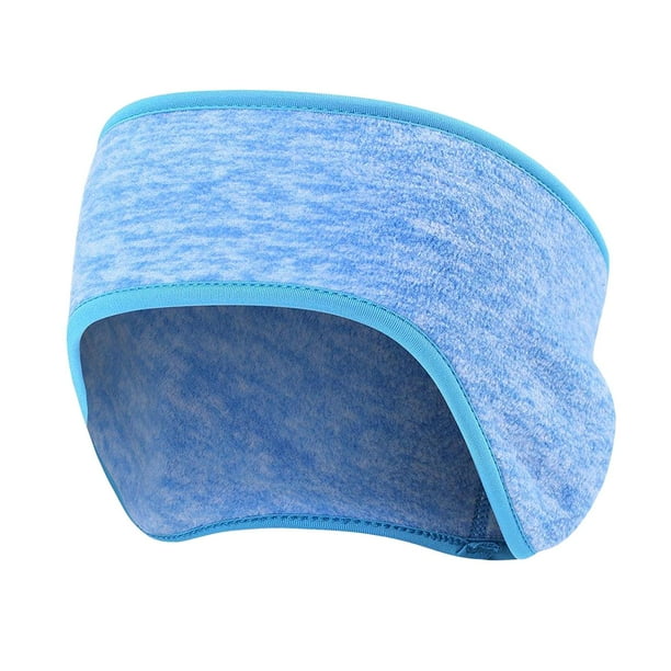 Diadema acogedora de invierno Yuyangstore forro térmico orejeras para ciclismo azul