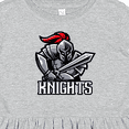 thumbnail image 4 of Inktastic Knights Girls Toddler Dress, 4 of 5