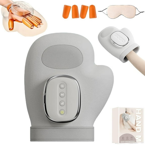 Hand Massager with Heat and Compression for Arthritis Carpal Tunnel Relief, 2025 Updated Neurivo Cordless Finger Massager Glove, 3 Modes 5 Intensities Electric Wrist Massage, Gift for Women Men