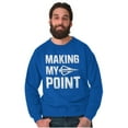 thumbnail image 5 of Making My Point Bow Hunting Season Sweatshirt for Men or Women Brisco Brands M, 5 of 6