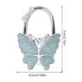 thumbnail image 2 of Colgador de monedero de mesa, gancho para bolso de mesa, gancho para bolso con forma de mariposa, 2 of 5