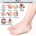 thumbnail image 3 of Emapoy Electric Foot Callus Remover, Rechargeable Foot File, Waterproof Foot Scrubber File, with 3 Roller Heads, Battery Display, 3 of 4