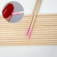 thumbnail image 4 of 400pcs Pink Double Head Nail Art Cuticle Pusher Remover 7CM Orange Wood Sticks Cotton Swab Clean Tool for Nail Rhinestone Makeup, 4 of 9
