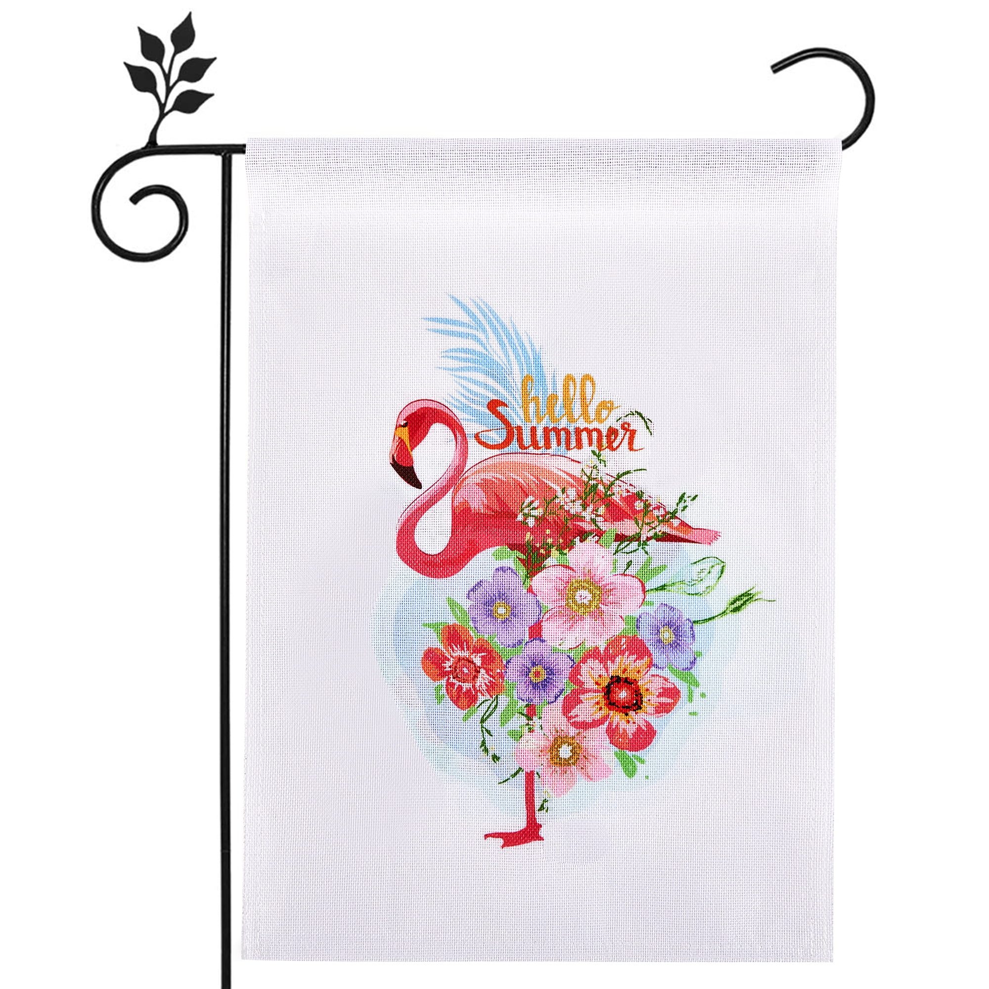 Shipping Summer Sun and Fun Garden Flag 18 by 12 Inches Free U.S 