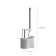 thumbnail image 3 of Fiudx Escobillero de Pared con Diseño de Limpieza de 360°, Base de Secado Rápido y Compacta, Fácil Instalación, Fregado Eficiente, Ideal para Baño Doméstico, Hotel o Oficina, 16,5 X 10 X 44 Cm., 3 of 6