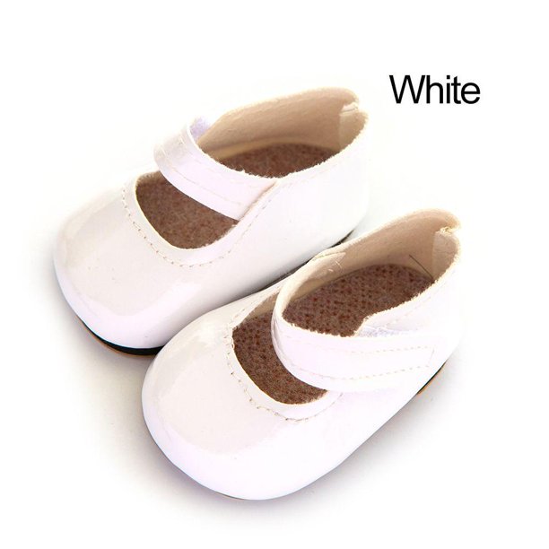 Par De Zapatos Para Muñecas De 18 Pulgadas – PU Decorativo Con Diseño Tierno Para Accesorios De Casa Y Juguetes (3.9x7x2.9 Cm)