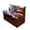 American Eagle Flag, variant on XYZCANDO 2-Piece Cowhide Print Stretch RV Sofa Seat Covers - Washable Breathable Camper Dinette Booth Furniture Protector