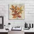 thumbnail image 5 of Epic Graffiti 'November Leaves I' by Silvia Vassileva, Canvas Wall Art, 18"x18", 5 of 8