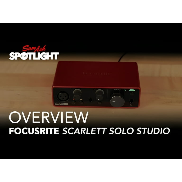 Free Shipping! Focusrite Scarlett Solo 3rd Gen - Audio