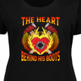 thumbnail image 4 of Inktastic Firefighter Wife Gift Idea Women's Plus Size T-Shirt, 4 of 5