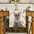 thumbnail image 2 of Mantel de lino para mesa de Pascua, zapatillas para correr, decoración navideña, impresión creativa, mantel de entrada de cocina, 2 of 5