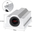 thumbnail image 2 of Unique Bargains SCS25LUU Linear Ball Bearing Slide Block Units , 25mm Bore Dia 1Pcs, 2 of 3