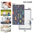 thumbnail image 6 of Yayeee 2 Pack Hand Towels for Bathroom 100% Cotton 16" x 28" Soft Absorbent Kitchen Towel, Dark Blue Christmas, 6 of 7