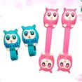 thumbnail image 3 of 10Pcs Cable Ties Cartoon Owl Cord Organizer Wire Wrap Headset Headphone Earphone Wrap Winder Cable Manager(Random Color), 3 of 9