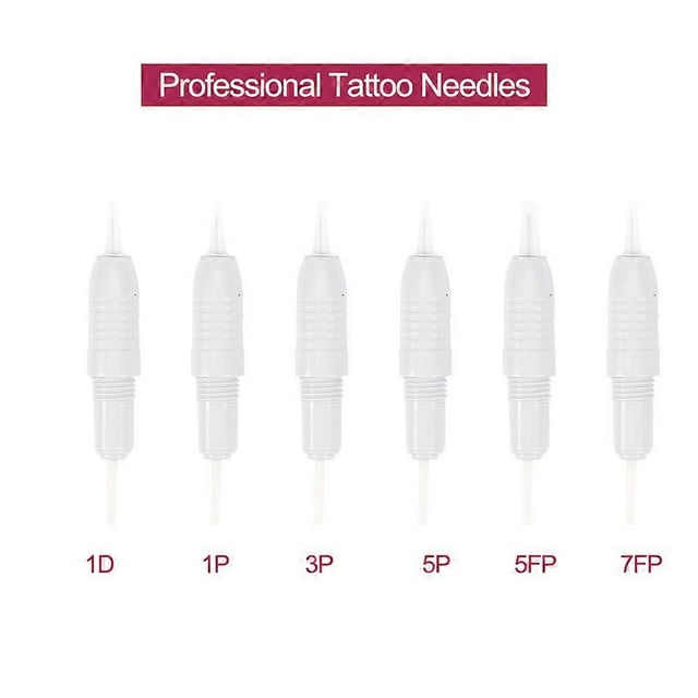6pcs Permanent Makeup Cartridge Needles 1P/1D/3P/5P/5PF/7PF for Digital Makeup Machine