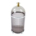 thumbnail image 5 of Baoblaze Clear Storage Jar Modern Kitchen Fruit Fork Holder for Party Home Restaurant smoke gray, 5 of 8