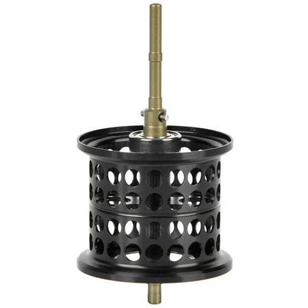 Aluminium Alloy Fishing Round Bearing Reel Spool for MAX3/ORRA2 Casting Reels Black