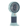 thumbnail image 2 of USB Rechargeable Cartoon Mini Fan Portable Handheld Phone Holder for Kids, 2 of 10