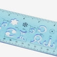 thumbnail image 4 of Unique Bargains Unbreakable Flexible Rulers 30cm/12' Double Scale Shatterproof Folding Plastic Ruler, Light Blue, 4 of 6