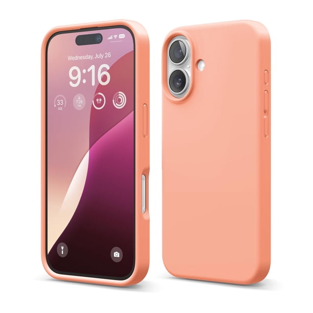 Funda de teléfono Elago compatible con iPhone 16, silicona líquida